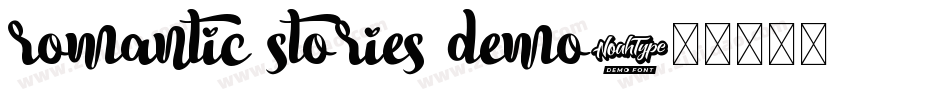 romantic stories demo字体转换